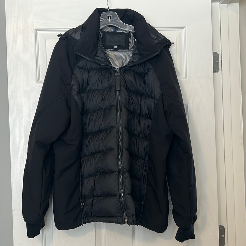 Men’s Michael Kors Mixed Material Puffer Coat XXL